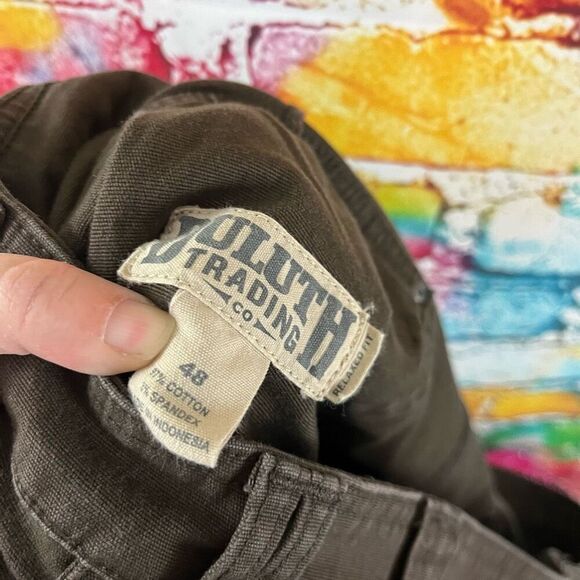 Duluth Shorts Mens 48 Brown Flex Firehose Carpenter Cargo Outdoor Relaxed Fit - Picture 5 of 5